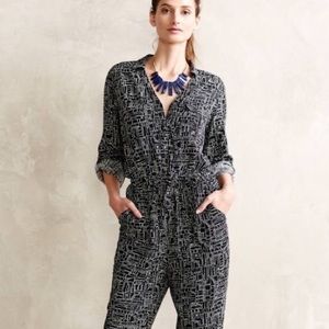Anthropologie Lilka Atacama Jumpsuit Size L
